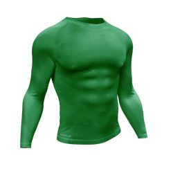 Dżersej z długim rękawem Precision Essential Baselayer. Zielone koszulki męskie z długim rękawem Precision, bez wzorów, z dżerseju, sportowe, bez kołnierzyka, bez ramiączek. Za 197.00 zł.