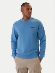 Napapijri Bluza B-Small Box CNP0A88TP Niebieski Relaxed Fit. Niebieskie bluzy nierozpinane męskie Napapijri, m, bez wzorów, z bawełny, bez ramiączek, bez kaptura. Za 309.99 zł.