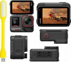 Kamera Insta360 Ace Pro 2 Dual Battery czarna. Czarne kamery sportowe INSTA360. Za 1,946.41 zł.