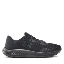 Buty do biegania Under Armour. Czarne buty do biegania męskie Under Armour, bez wzorów, bez zapięcia, do biegania. Za 219.99 zł.
