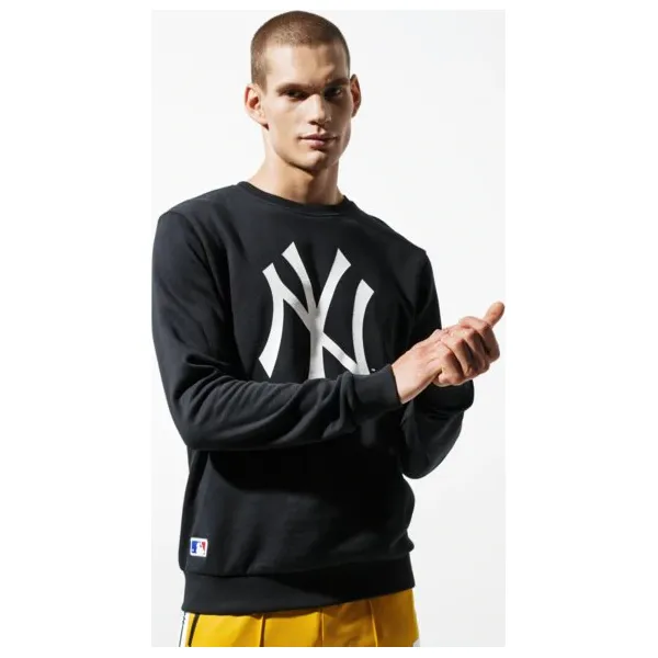 New Era Bluza Mlb Nyy Blk New York Yankees Blk , czarny, rozmiar L. Czarne bluzy nierozpinane męskie New Era, l, bez wzorów, z bawełny, klasyczne, bez ramiączek, bez kaptura. Za 269.99 zł.