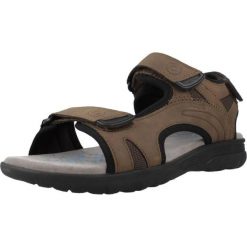 Sandały GEOX U SPHERICA EC5 Brązowy. Brązowe sandały męskie Geox, z syntetyku, bez zapięcia. Za 290.99 zł.