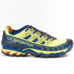 Buty do biegania męskie La Sportiva La Ultra Raptor Ii. Żółte buty do biegania męskie La Sportiva, bez wzorów, z materiału, bez zapięcia, do biegania. Za 882.00 zł.