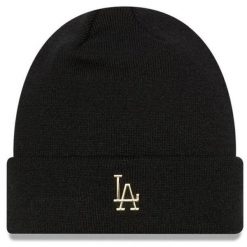 Czapka New Era Los Angeles Dodgers – Czarny/Złoty. Czarne czapki męskie New Era, bez wzorów. Za 196.99 zł.
