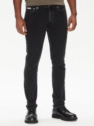 Calvin Klein Jeans Jeansy LV04RB722G Czarny Skinny Fit. Czarne jeansy męskie Calvin Klein Jeans, bez wzorów, z bawełny. Za 369.99 zł.