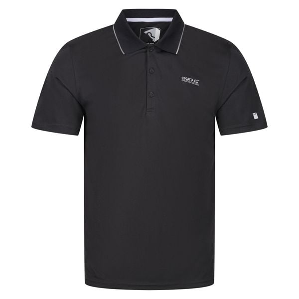 Męska Koszulka Polo Maverik V. Szare koszulki polo męskie Regatta, m, bez wzorów, sportowe, bez kołnierzyka, bez ramiączek. Za 48.99 zł.