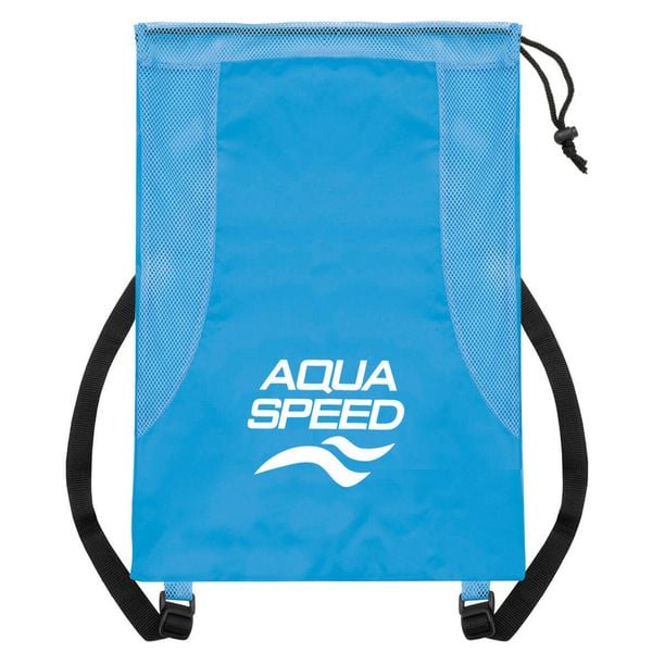 Worek na sprzęt plecak Aqua Speed Mesh Backpack. Białe plecaki męskie Aqua-Speed, bez wzorów, z meshu. Za 39.99 zł.