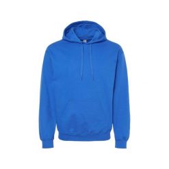 Bluza Z Kapturem Dla Dorosłych Unisex Softstyle Fleece Midweight. Niebieskie bluzy nierozpinane męskie GILDAN, m, bez wzorów, bez ramiączek, z kapturem. Za 78.99 zł.