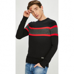 Brave Soul - Sweter. Brązowe swetry męskie Brave Soul, z bawełny, z okrągłym kołnierzem. W wyprzedaży za 59.90 zł.