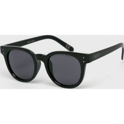 Vans - Okulary. Czarne okulary przeciwsłoneczne męskie Vans, bez wzorów, z materiału. Za 79.90 zł.