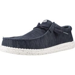 Buty HEY DUDE WALLY STRETCH SOX Niebieski. Niebieskie buty trekkingowe męskie PRO BRANDS, bez wzorów, z tkaniny, bez zapięcia, trekkingowe. Za 283.99 zł.