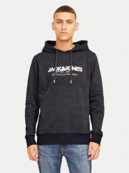 Jack & Jones Bluza Alvis 12256848 Czarny Standard Fit. Czarne bluzy nierozpinane męskie Jack & Jones, m, bez wzorów, z syntetyku, bez ramiączek, bez kaptura. Za 69.99 zł.