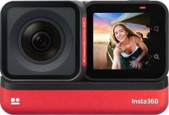 Kamera Insta360 One RS Twin Edition czarna. Czarne kamery sportowe INSTA360. Za 3,272.37 zł.