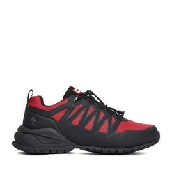 Trekkingi Hunter. Czerwone buty trekkingowe męskie Hunter, bez wzorów, sportowe, bez obcasa, bez zapięcia. Za 329.99 zł.