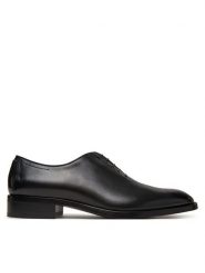 BOSS Półbuty Rill Oxfr Ltp 50534364 Czarny. Czarne eleganckie półbuty męskie Boss, ze skóry, wizytowe, bez obcasa, bez zapięcia. Za 2,379.00 zł.