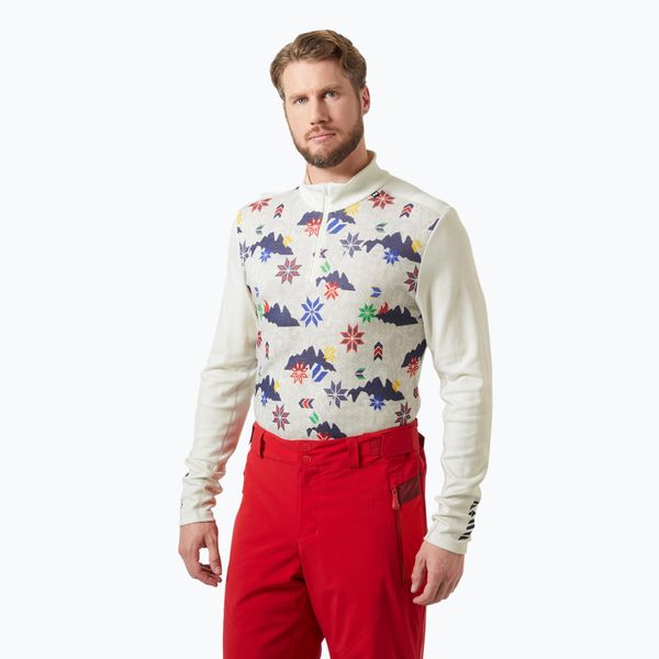 Longsleeve termoaktywny męski Helly Hansen Lifa Merino Midweight 12 Zip. Białe bielizna termoaktywna męska Helly Hansen, m, bez wzorów, bez ramiączek, narciarskie. Za 533.50 zł.