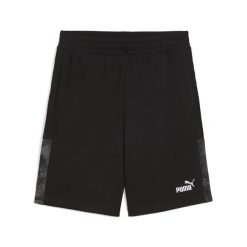 Męskie szorty Essentials Camo 10'' PUMA Black. Czarne szorty sportowe męskie Puma, bez wzorów, eleganckie. Za 129.00 zł.