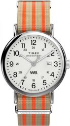 Zegarek męski Timex TW2Y08900 pomarańczowy. Brązowe zegarki męskie Timex. Za 739.81 zł.