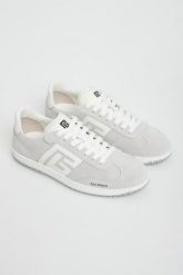 Sneakersy męskie skórzane Swan BALMAIN. Buty sportowe na co dzień męskie Balmain, m, bez wzorów, bez ramiączek, bez kaptura. Za 2,489.00 zł.