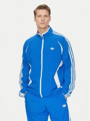 Adidas Bluza adicolor Teamgeist JP1117 Niebieski Regular Fit. Niebieskie bluzy rozpinane męskie ADIDAS, m, bez wzorów, z syntetyku, bez ramiączek, bez kaptura. Za 329.99 zł.
