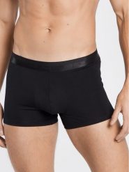 HOM Bokserki Classic 400203 Czarny. Czarne bokserki męskie HOM, m, bez wzorów, z bawełny. Za 179.99 zł.