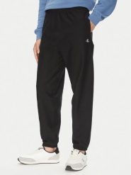 Calvin Klein Jeans Spodnie dresowe Premium LV04RC279G Czarny Regular Fit. Czarne spodnie dresowe męskie Calvin Klein Jeans, bez wzorów, z bawełny. Za 309.99 zł.