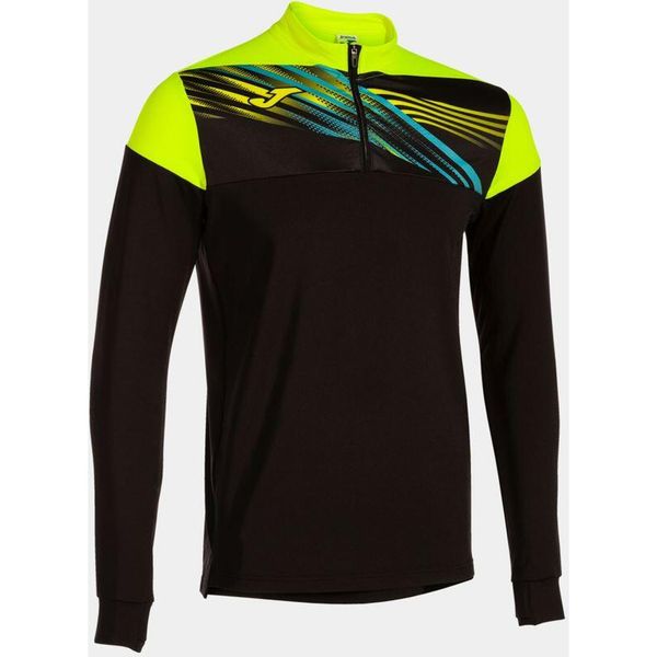 Bluza sportowa Joma Elite IX męska czarna/neonowa 2XL. Czarne bluzy bez kaptura męskie Joma, m, bez wzorów, z poliesteru, bez kaptura. Za 202.99 zł.