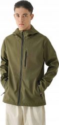 KURTKA MĘSKA SOFTSHELL KHAKI 4F M397 MEMBRANA NEODRY. Brązowe kurtki męskie 4f, m, bez wzorów, z softshellu, bez ramiączek, bez kaptura. Za 223.17 zł.