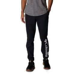 Spodnie treningowe męskie Columbia Trek. Czarne spodnie dresowe męskie Columbia, bez wzorów, z bawełny, narciarskie. W wyprzedaży za 269.00 zł.