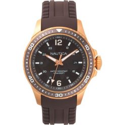 Zegarek Nautica Freeboard NAPFRB004 męski brązowy. Zegarki męskie marki Nautica. Za 535.00 zł.