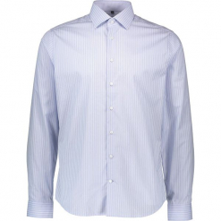 Koszula - Tailored fit - w kolorze błękitnym. Niebieskie koszule męskie Seidensticker, w paski, z bawełny, z klasycznym kołnierzykiem. W wyprzedaży za 104.95 zł.