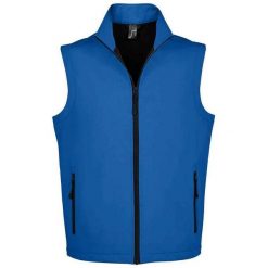 Softshellowa Kamizelka Dla Dorosłych Unisex Race. Niebieskie kamizelki męskie SOL'S, s, bez kaptura. Za 120.99 zł.