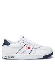 Wilson Sneakersy Pro Staff 87 WRS333170 Biały. Białe buty sportowe na co dzień męskie Wilson, m, bez wzorów, ze skóry, bez ramiączek, bez kaptura. Za 389.99 zł.
