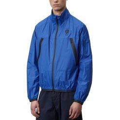 Kurtka BLAUER GIUBBINI CORTI NASTRAT Niebieski. Niebieskie kurtki męskie Blauer, bez wzorów, z tkaniny, bez ramiączek, bez kaptura. Za 559.99 zł.
