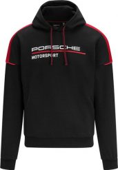Porsche Motorsport Bluza męska z kapturem Logo czarna Porsche Motorsport 2022 M. Czarne bluzy nierozpinane męskie Porsche Motorsport, m, bez wzorów, bez ramiączek, z kapturem. Za 419.00 zł.