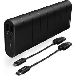 Powerbank Hama Joy PRO 15600 mAh czarny. Czarne powerbanki HAMA. Za 135.83 zł.