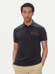 Aeronautica Militare Polo 251PO1865J680 Granatowy Regular Fit. Niebieskie koszulki polo męskie Aeronautica Militare, l, bez wzorów, z bawełny, bez kołnierzyka, bez ramiączek. Za 319.99 zł.