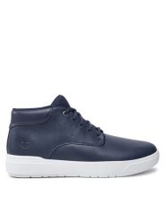 Timberland Sneakersy Seneca Bay Mid TB0A69M1EP11 Granatowy. Niebieskie buty sportowe na co dzień męskie Timberland, m, bez wzorów, ze skóry, bez ramiączek, bez kaptura. Za 339.99 zł.
