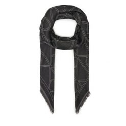 Szal Calvin Klein. Szare szaliki męskie Calvin Klein, bez wzorów. Za 299.99 zł.