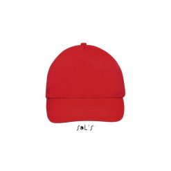 Czapka Sol's Sunny. Czerwone czapki męskie SOL'S, bez wzorów. Za 21.50 zł.