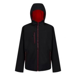 Kurtka Softshellowa Męska 2 Warstwy. Czarne kurtki softshell męskie Regatta, l, bez wzorów, z softshellu, bez kaptura, trekkingowe. Za 165.99 zł.