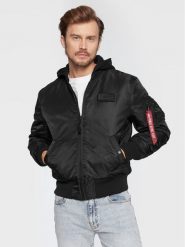 Alpha Industries Kurtka bomber Back Print 128113 Czarny Regular Fit. Czarne kurtki męskie Alpha Industries, m, bez wzorów, z syntetyku, bez ramiączek, bez kaptura. Za 698.00 zł.