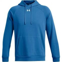 Bluza sportowa męska Under Armour Rival Fleece. Białe bluzy nierozpinane męskie Under Armour, m, bez wzorów, z kapturem. Za 371.00 zł.