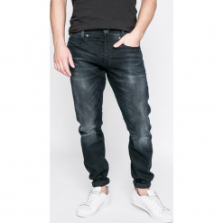 G-Star Raw - Jeansy D-Staq. Niebieskie jeansy męskie G-Star Raw, z bawełny, retro. W wyprzedaży za 359.90 zł.