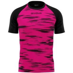 Koszulka sportowa Givova Pixel Fuxia-Czarna XL - Oddychająca i Elastyczna. Czerwone t-shirty sportowe męskie Givova, xl, bez wzorów, eleganckie, bez ramiączek. Za 69.61 zł.