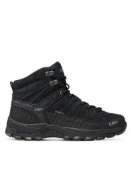CMP Trekkingi Rigel Mid Wp 3Q12947 Czarny. Czarne buty trekkingowe męskie CMP, bez wzorów, ze skóry, bez zapięcia, trekkingowe. Za 339.99 zł.