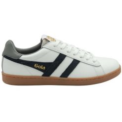 Sneakersy ze skóry Gola Equipe II. Białe buty sportowe na co dzień męskie Gola, m, bez wzorów, ze skóry, bez ramiączek, bez kaptura. Za 379.50 zł.
