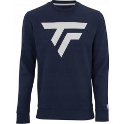 Bluza męska Tecnifibre Fleece Sweater. Niebieskie bluzy nierozpinane męskie TECNIFIBRE, m, bez wzorów, sportowe, bez ramiączek, bez kaptura. W wyprzedaży za 139.00 zł.