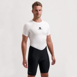 Spodenki rowerowe męskie Rogelli ECON, bez szelek. Czarne szorty sportowe męskie Rogelli, bez wzorów, sportowe. W wyprzedaży za 101.00 zł.
