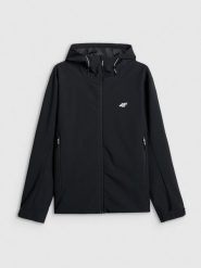 4F Kurtka przejściowa membrana 5000 męska - czarna 3XL. Czarne kurtki męskie 4f, m, bez wzorów, bez ramiączek, bez kaptura. Za 299.99 zł.